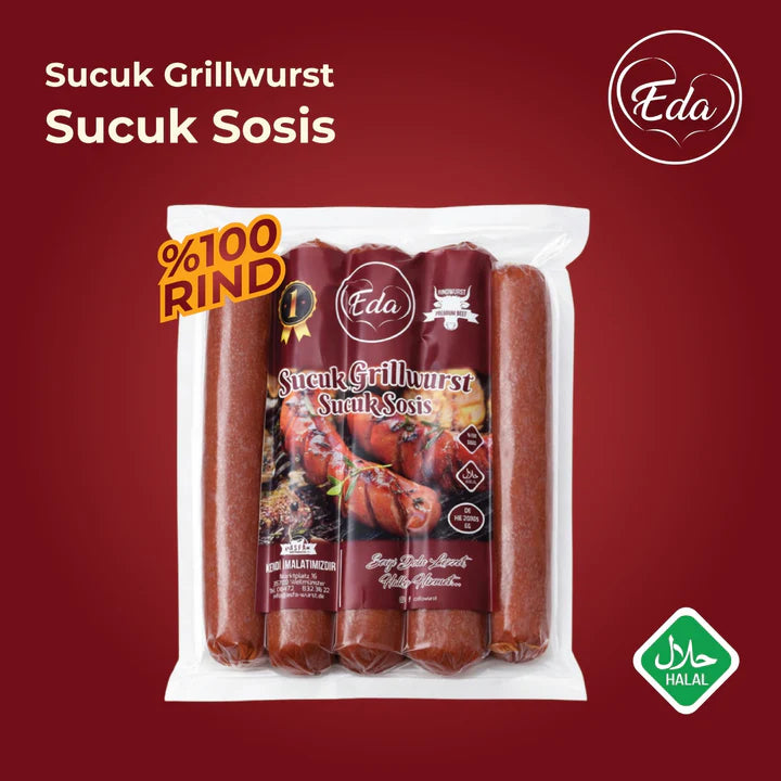 12 Packs of HALAL Beef Sausages + FREE Oil Sprayer