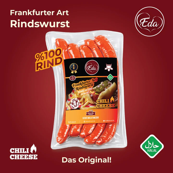 12 Packs of HALAL Beef Sausages + FREE Oil Sprayer