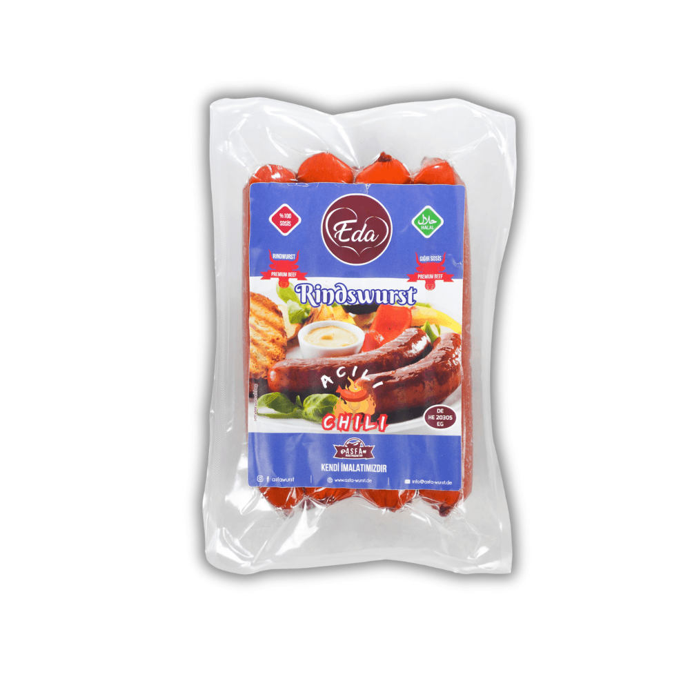 Halal Chili Beef Sausages – Spicy BBQ Beef Sausages