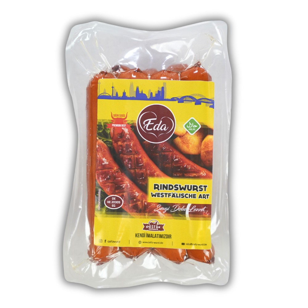 Westphalian-Style Beef Sausage – Halal BBQ Grilling Sausage