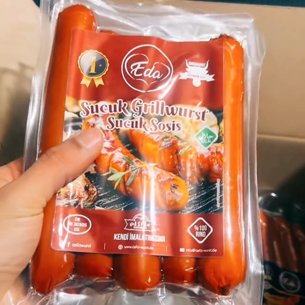 Box: Beef Sausage Grill Box – Spicy & Savoury (5-Pack Gift Box, Shipped in a Carton)