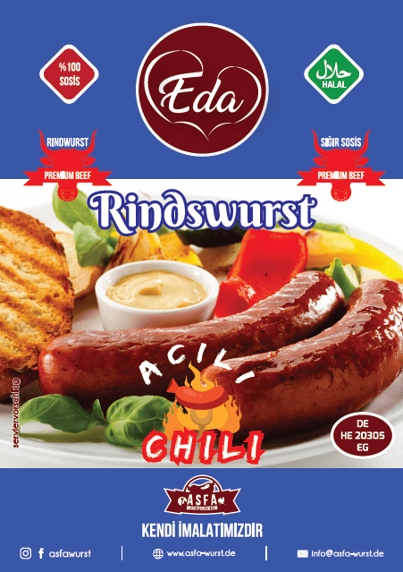 Halal Chili Beef Sausages – Spicy BBQ Beef Sausages
