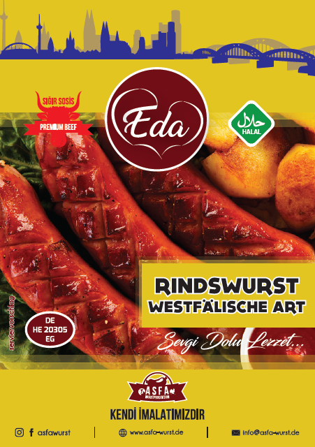 Westphalian-Style Beef Sausage – Halal BBQ Grilling Sausage