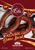 Traditional Turkish Sucuk Sausages Made with Halal Beef